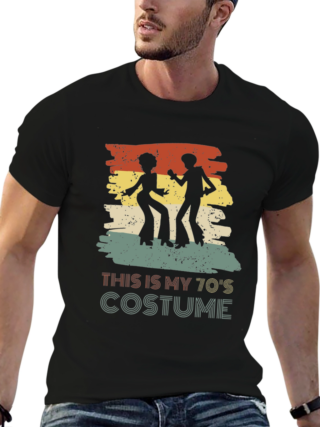 Retro 70s Costume T-Shirt - Disco Style