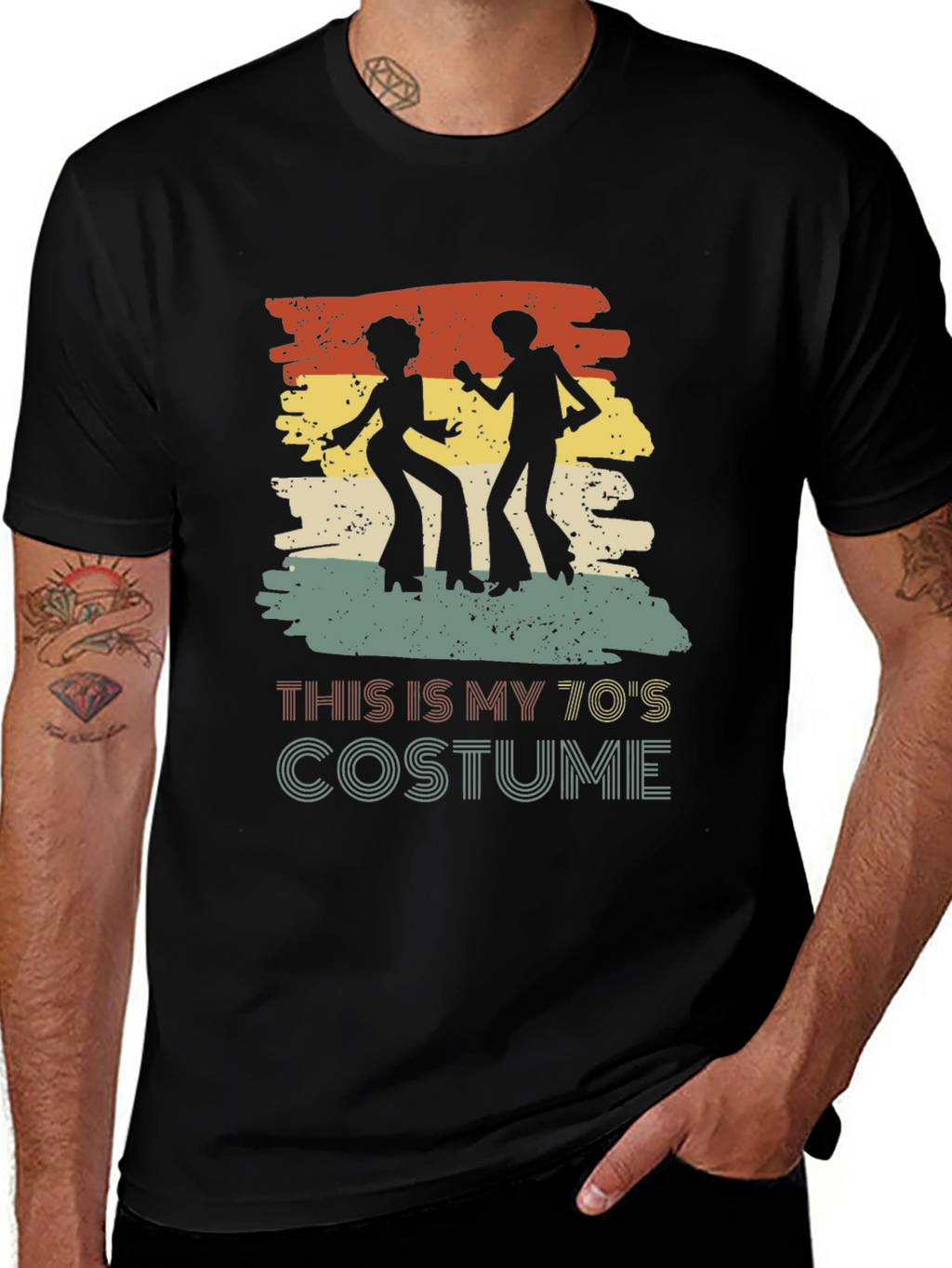 Retro 70s Costume T-Shirt - Disco Style