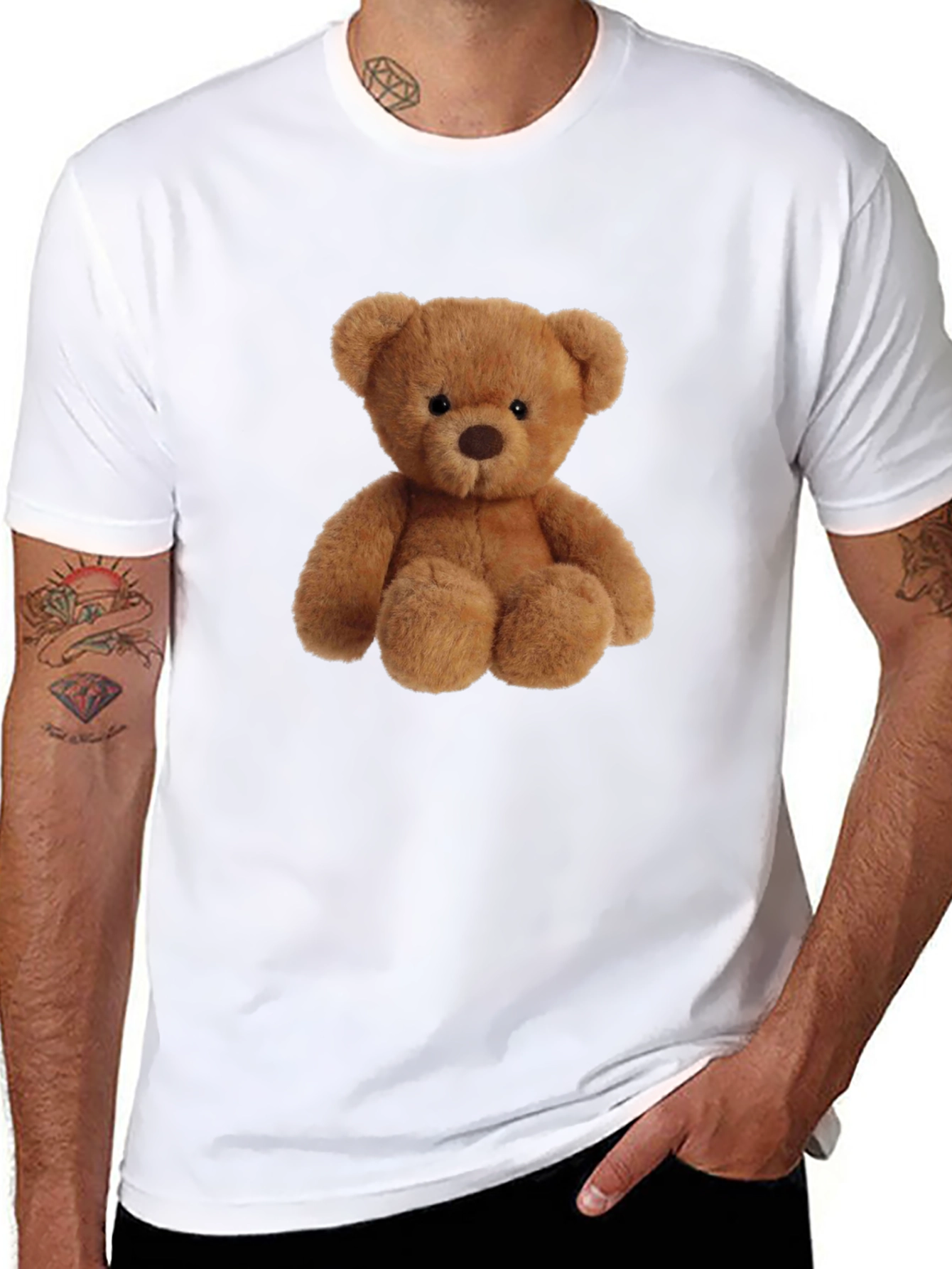 Cute Teddy Bear Graphic Tee