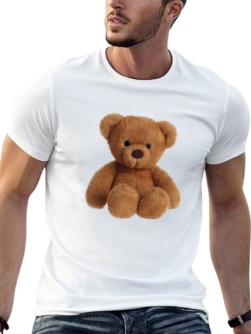 Cute Teddy Bear Graphic Tee