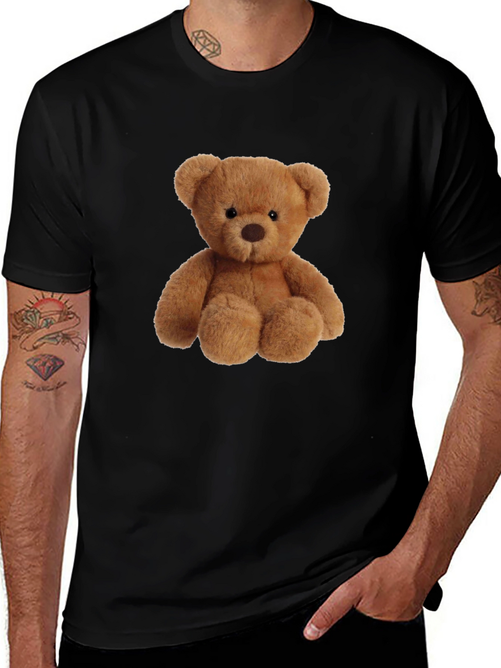 Cute Teddy Bear Graphic Tee