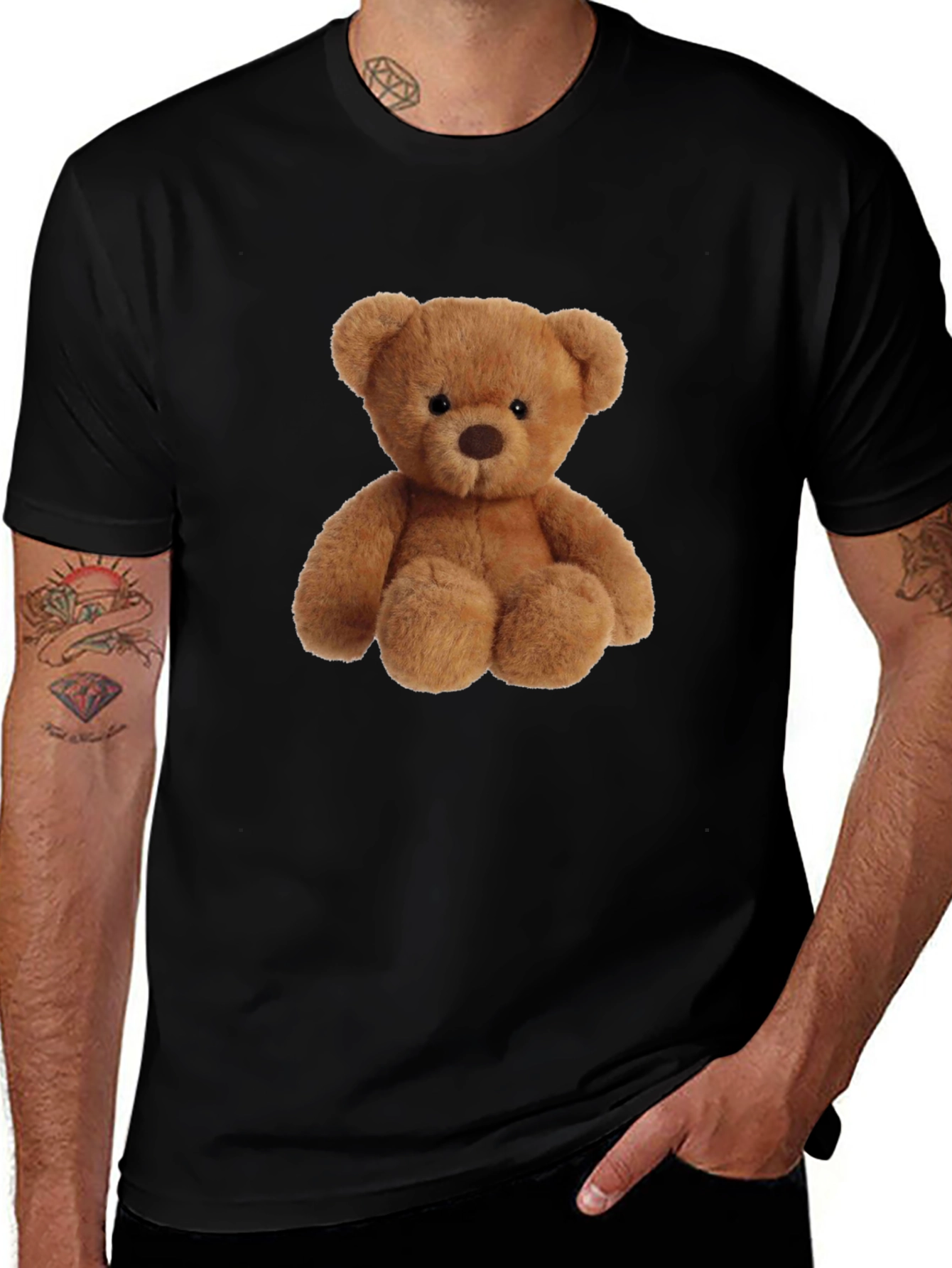 Cute Teddy Bear Graphic Tee