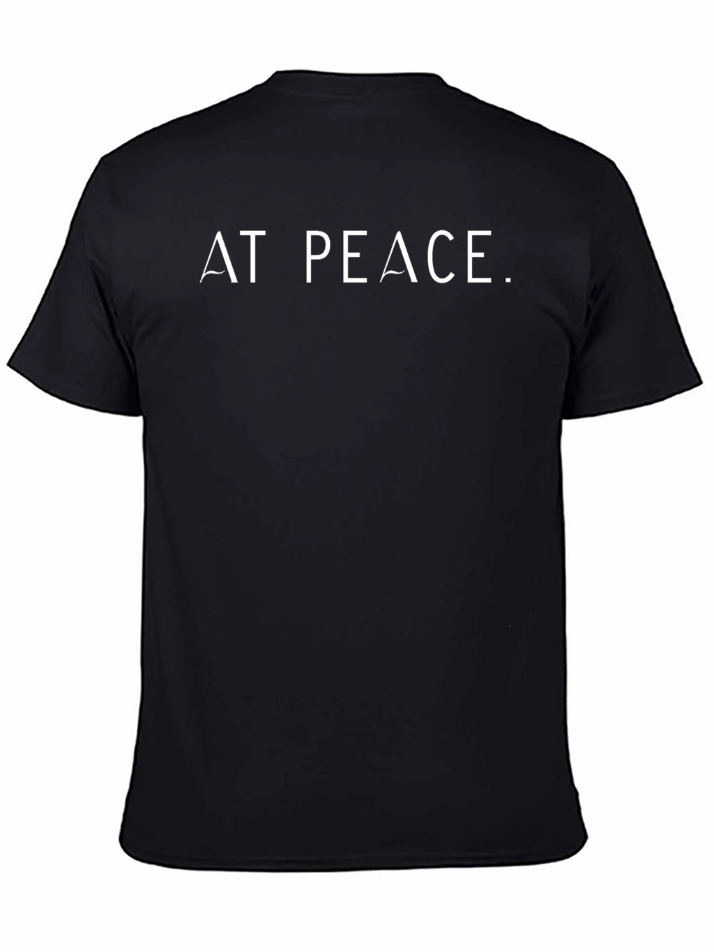 At Peace Black Graphic Tee