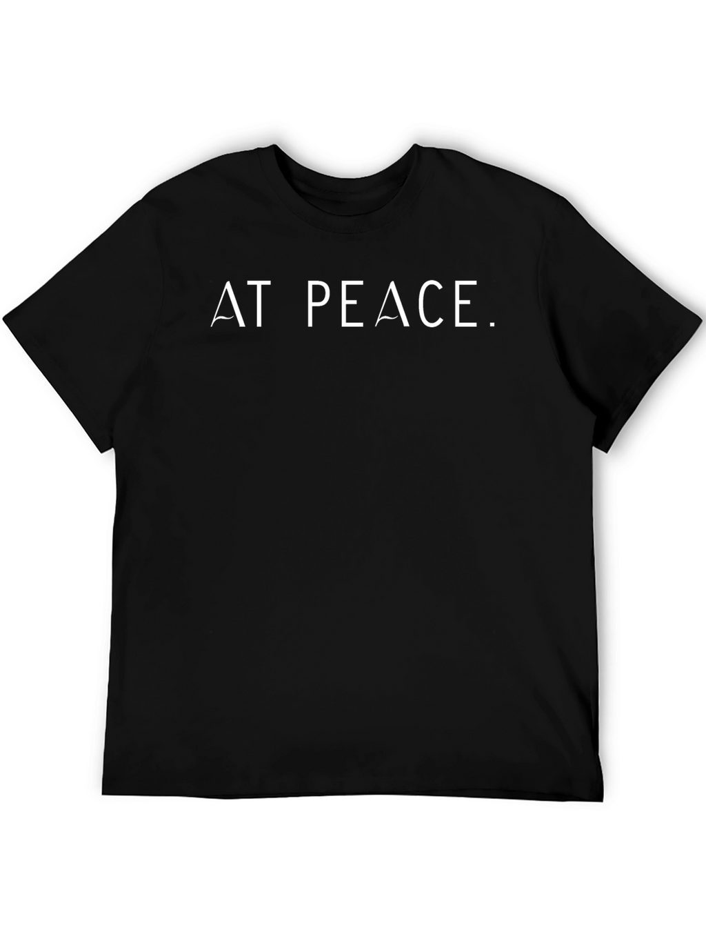 At Peace Black Graphic Tee