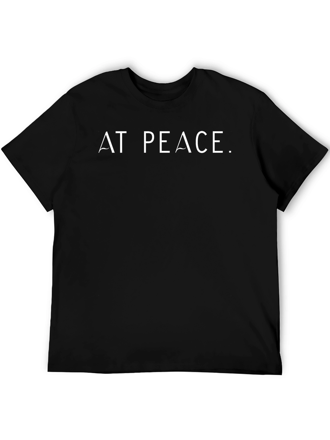 At Peace Black Graphic Tee