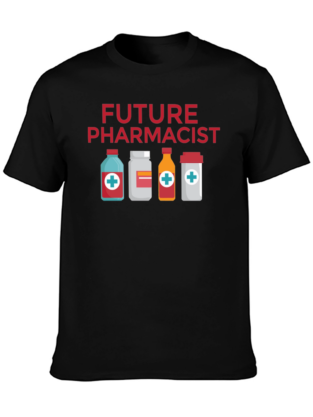 Future Pharmacist Black T-Shirt