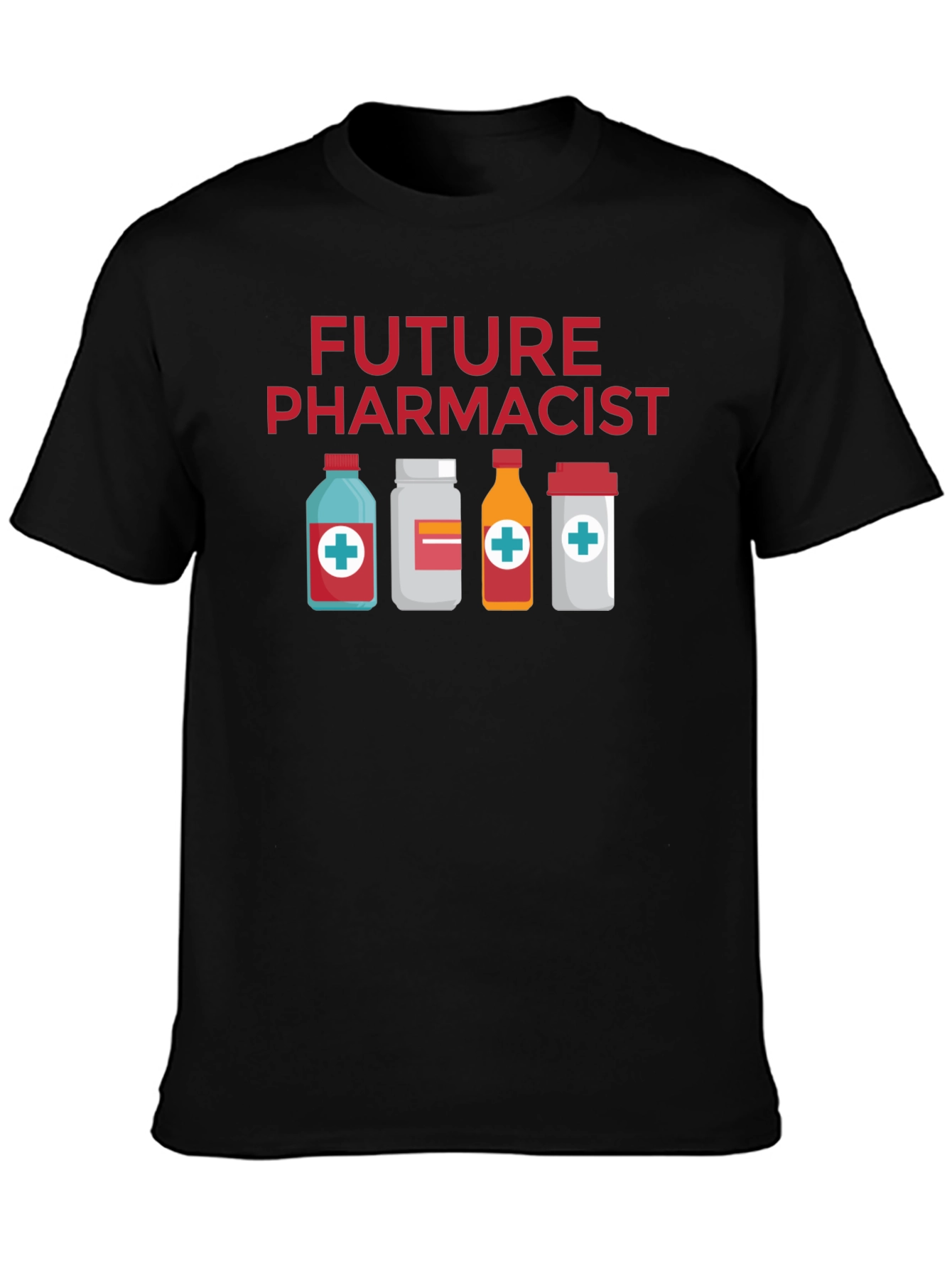 Future Pharmacist Black T-Shirt