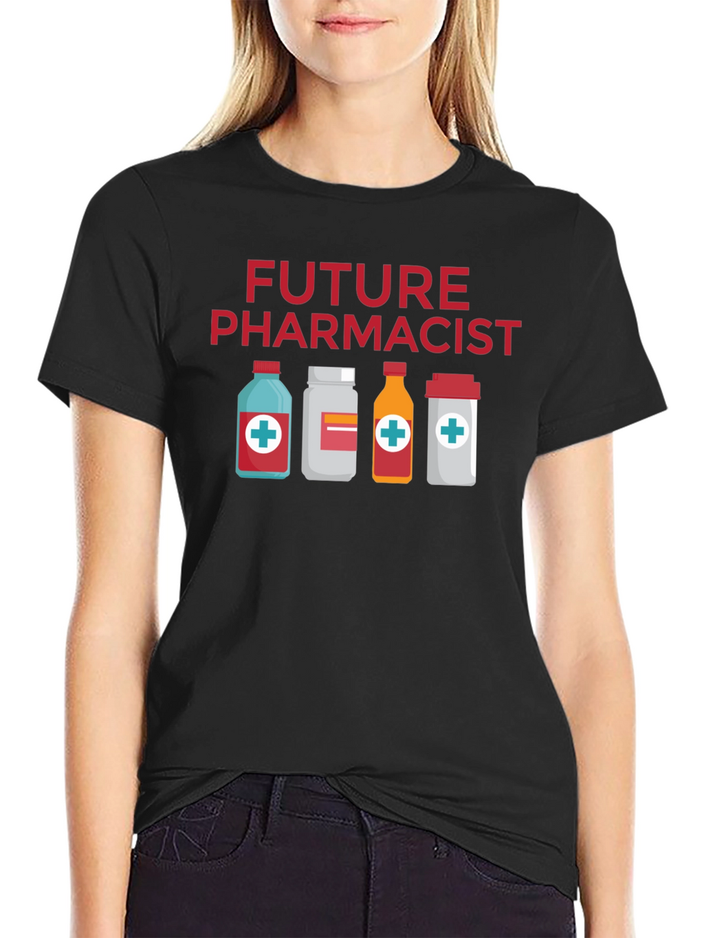 Future Pharmacist Black T-Shirt