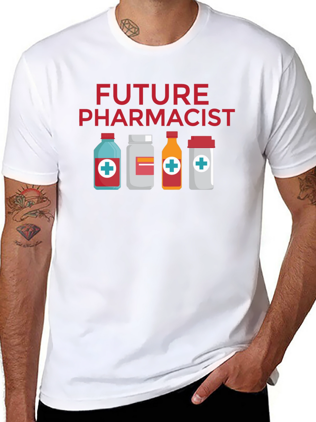 Future Pharmacist Black T-Shirt