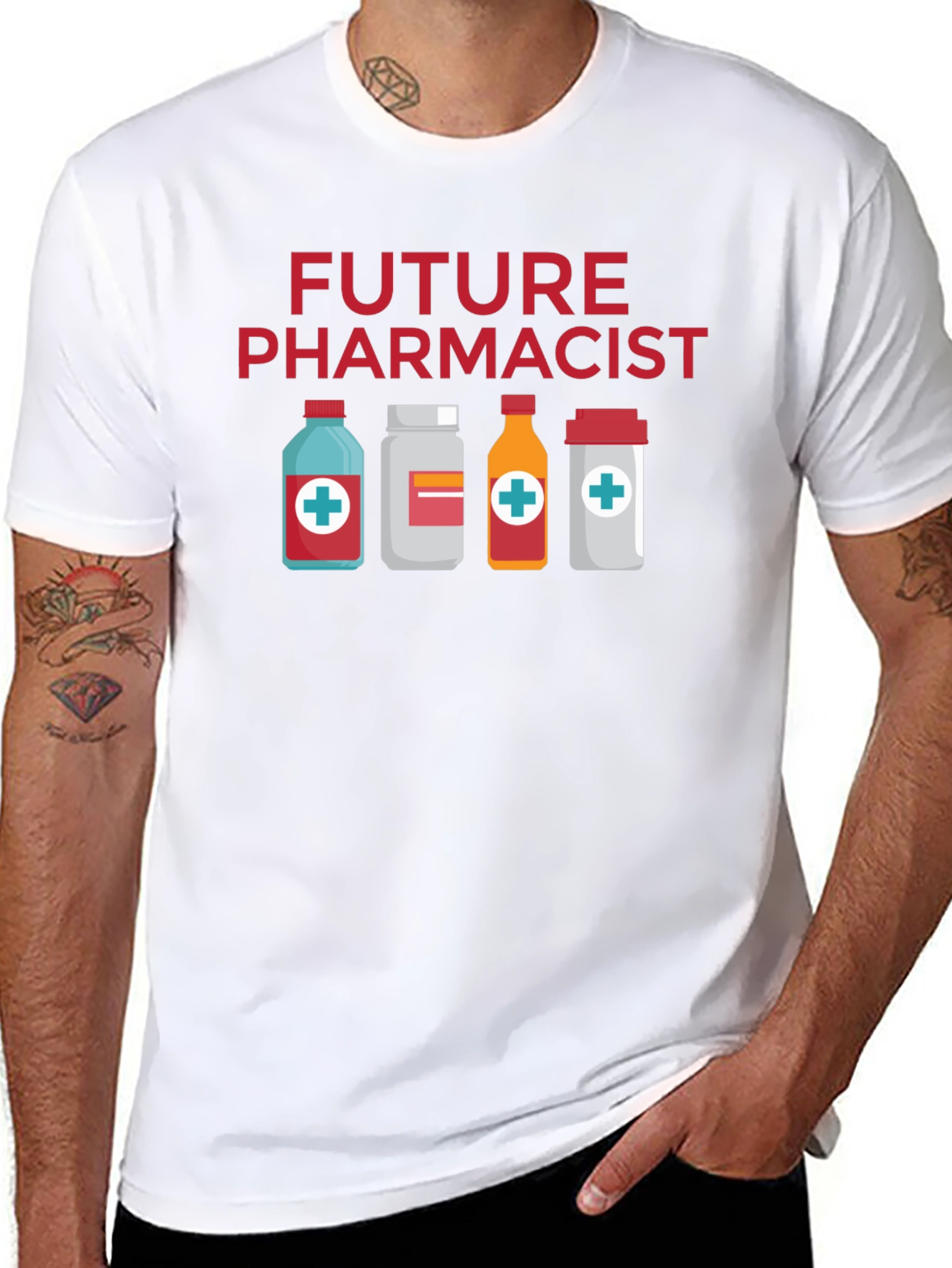 Future Pharmacist Black T-Shirt