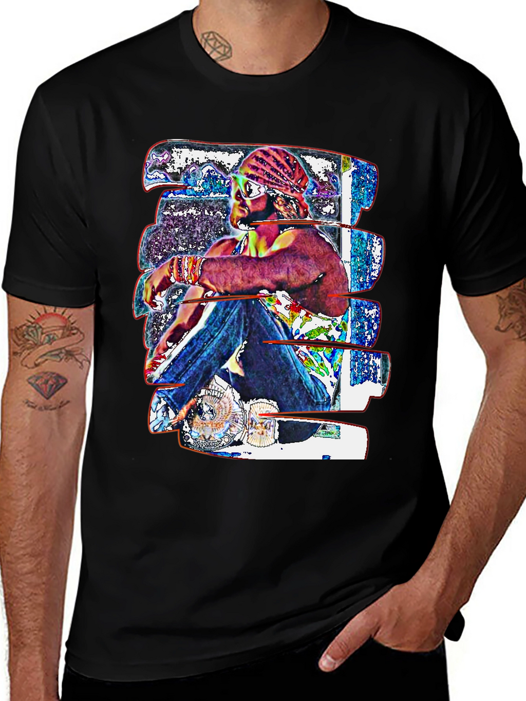 Macho Man Randy Savage Graphic T-Shirt