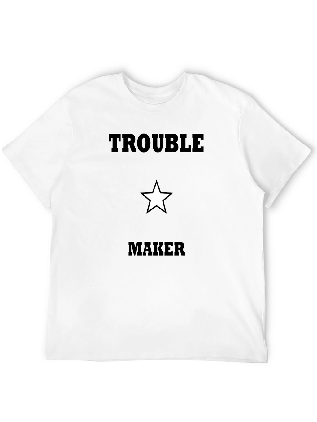 Trouble Maker Graphic T-Shirt - Black