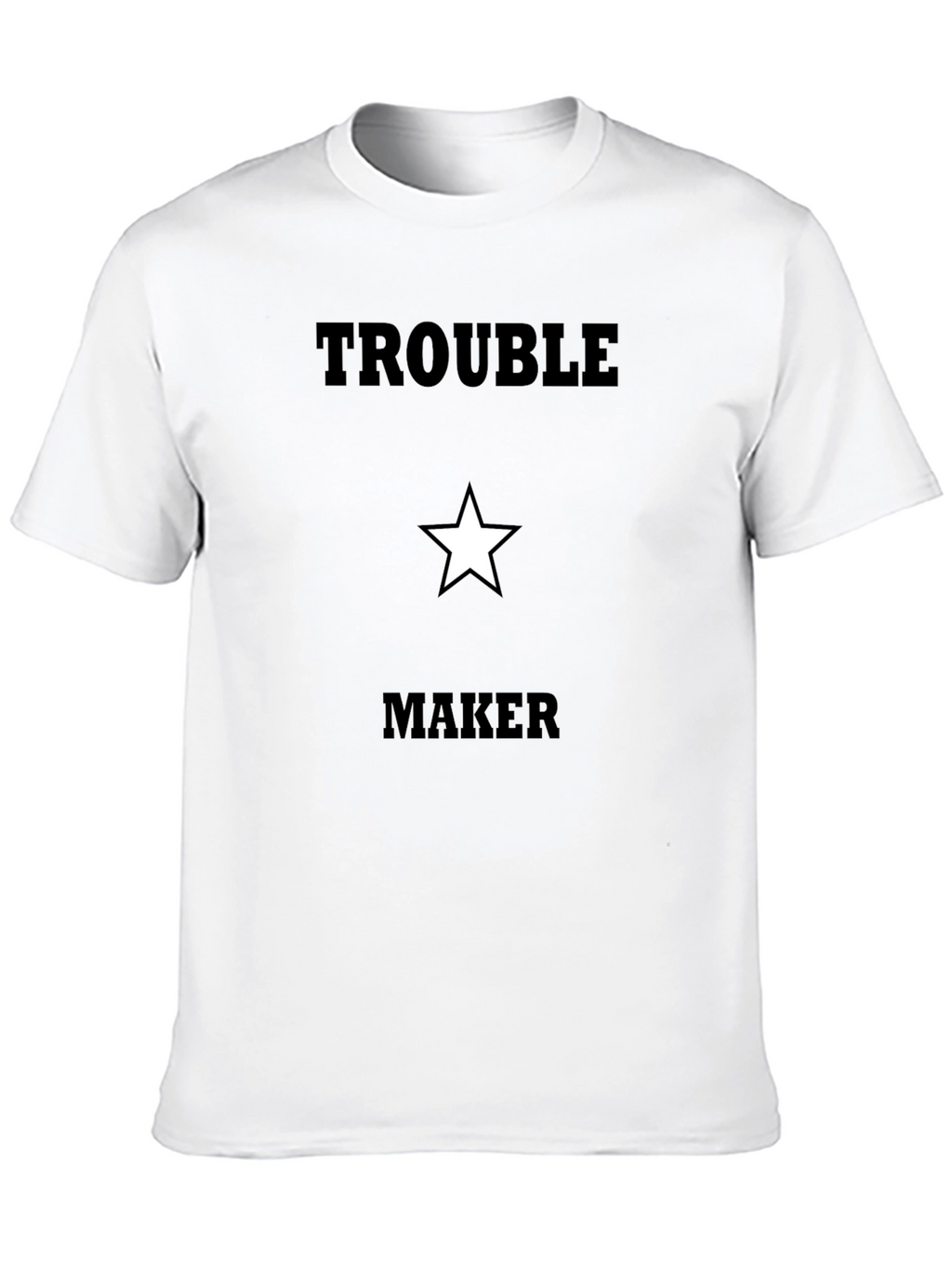 Trouble Maker Graphic T-Shirt - Black