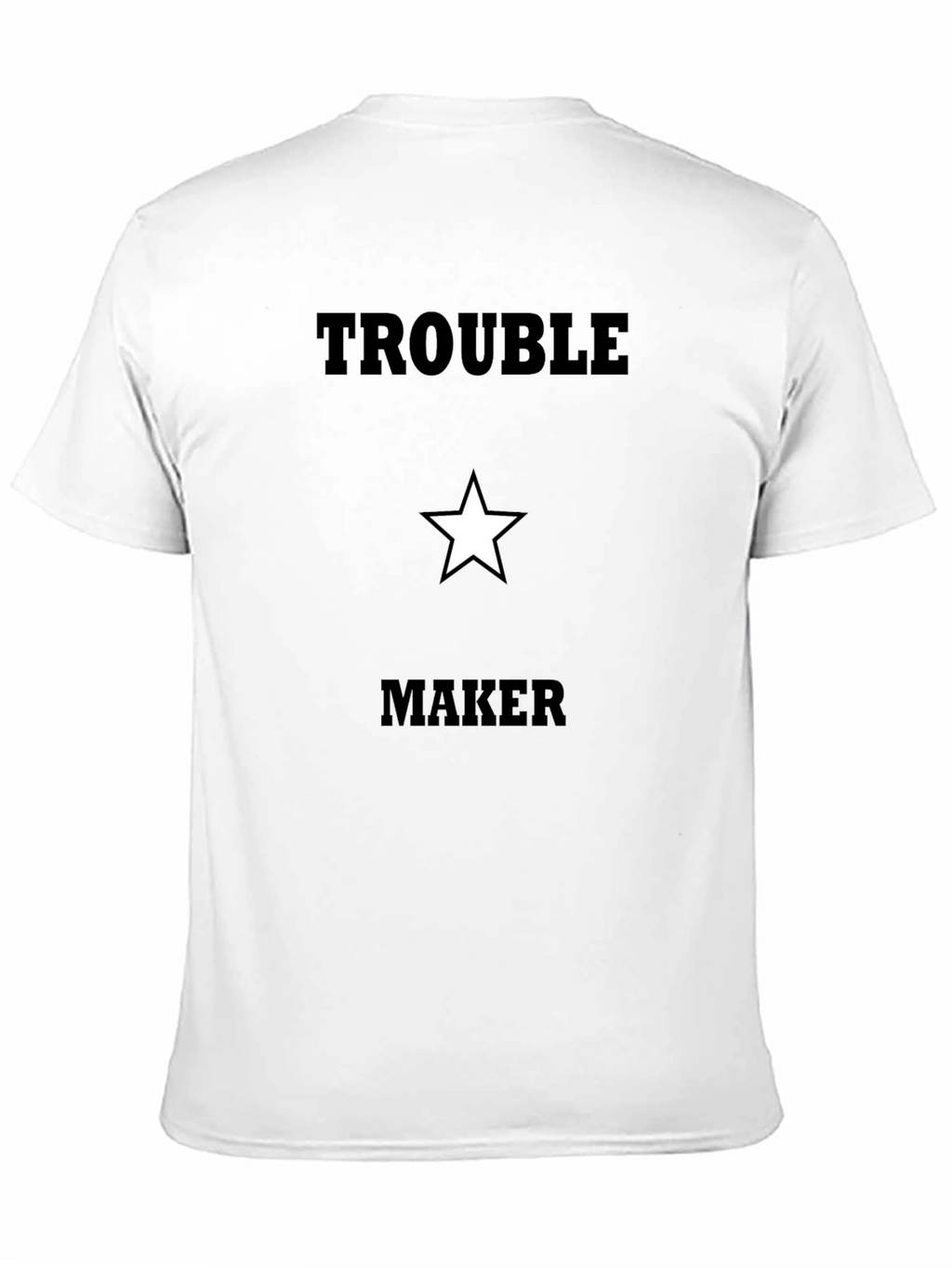 Trouble Maker Graphic T-Shirt - Black