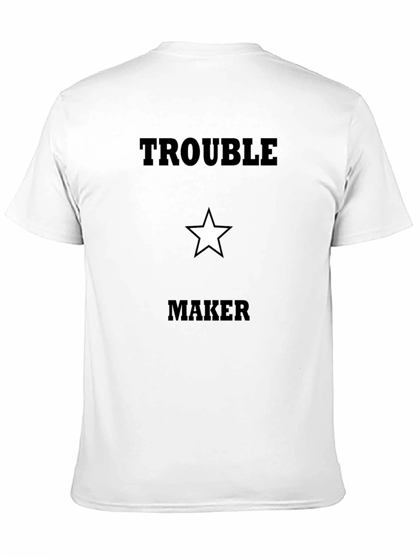 Trouble Maker Graphic T-Shirt - Black