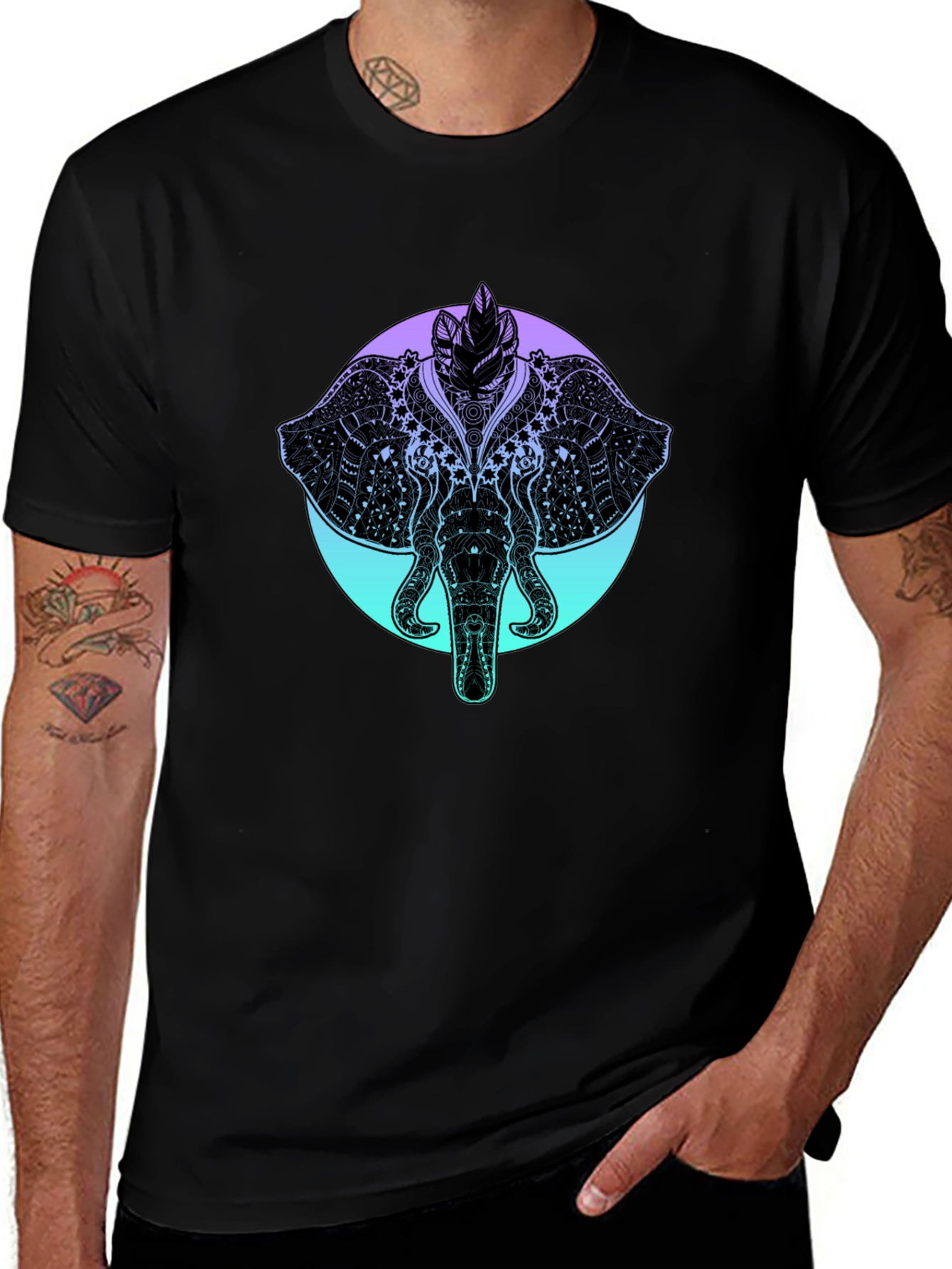 Elephant Graphic Tee: Cool Unique Design