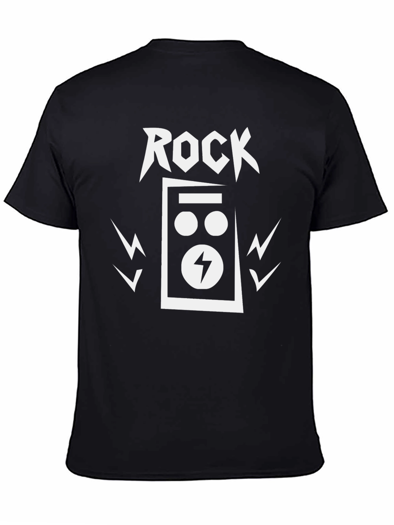 Rock Music Graphic Black T-Shirt