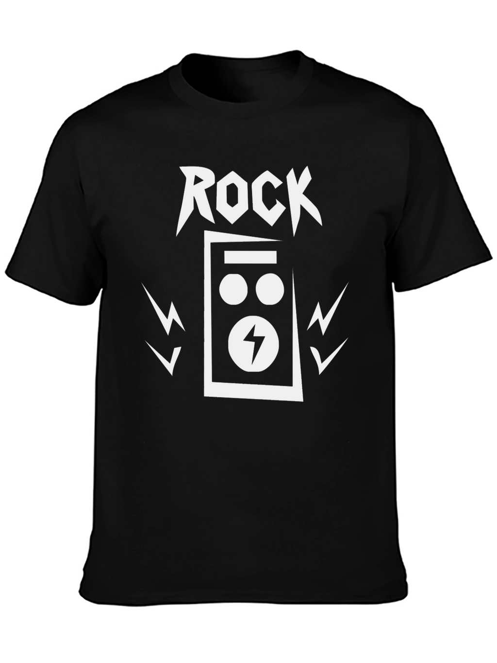 Rock Music Graphic Black T-Shirt