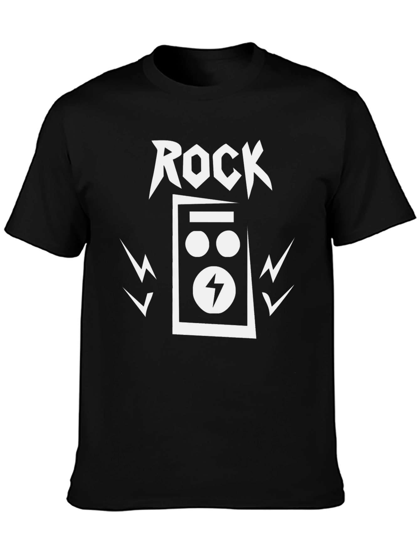 Rock Music Graphic Black T-Shirt
