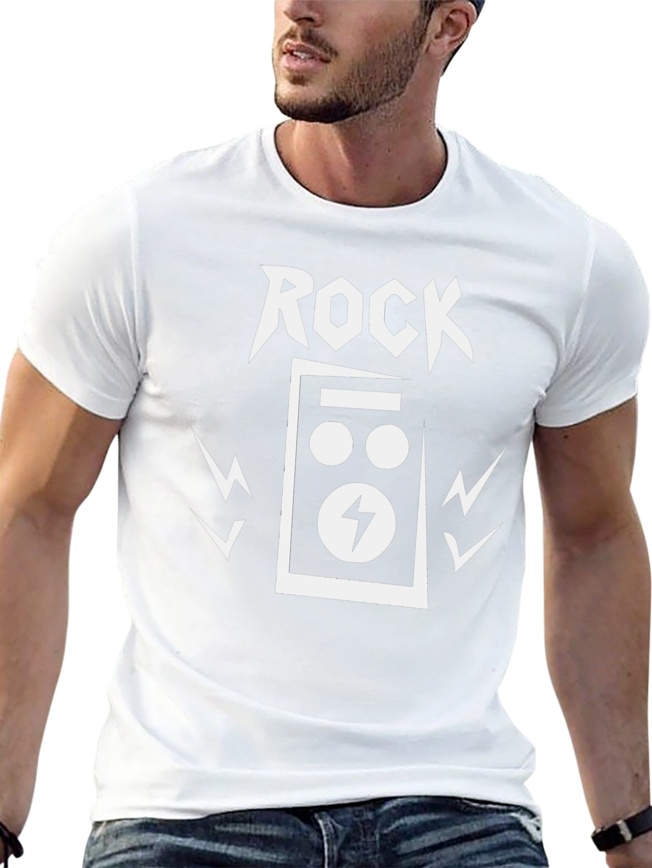 Rock Music Graphic Black T-Shirt