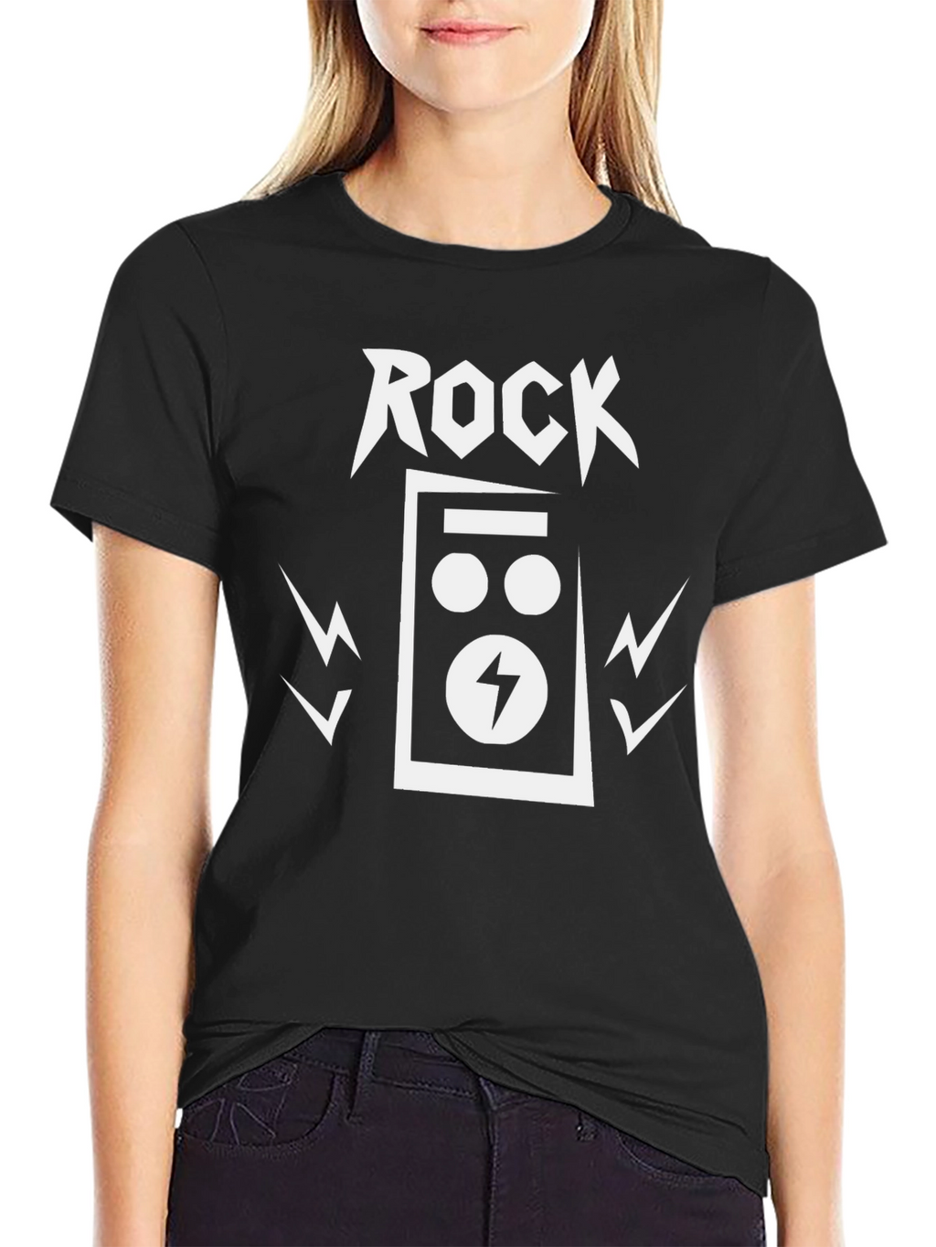 Rock Music Graphic Black T-Shirt