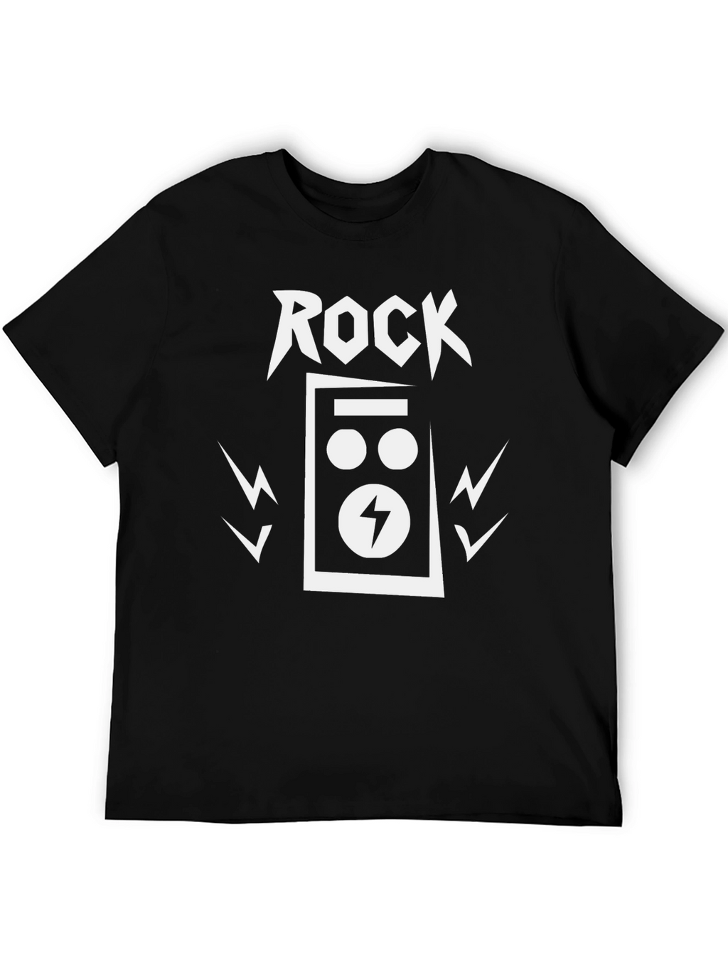 Rock Music Graphic Black T-Shirt