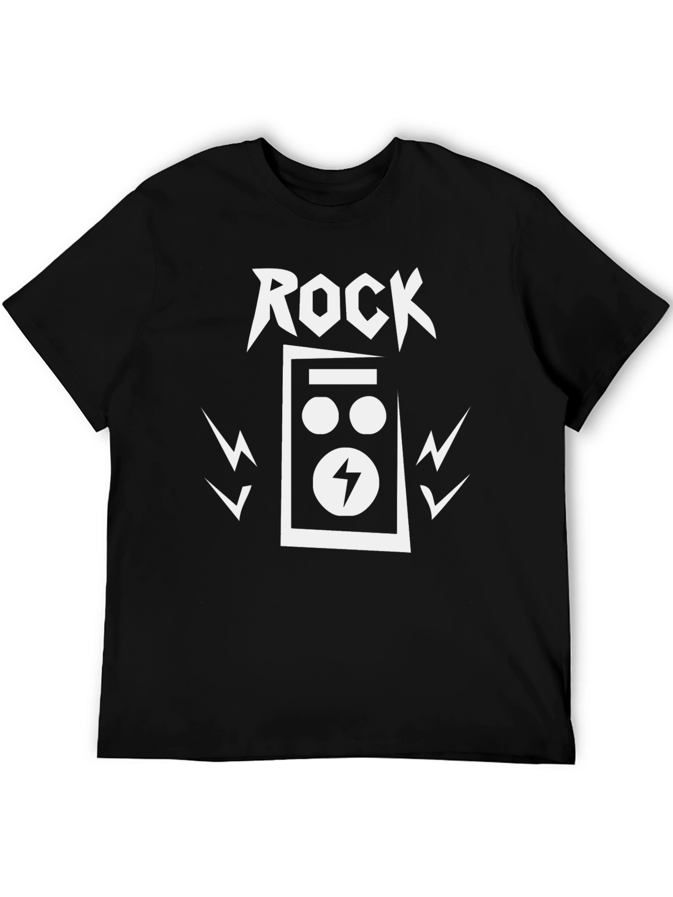 Rock Music Graphic Black T-Shirt