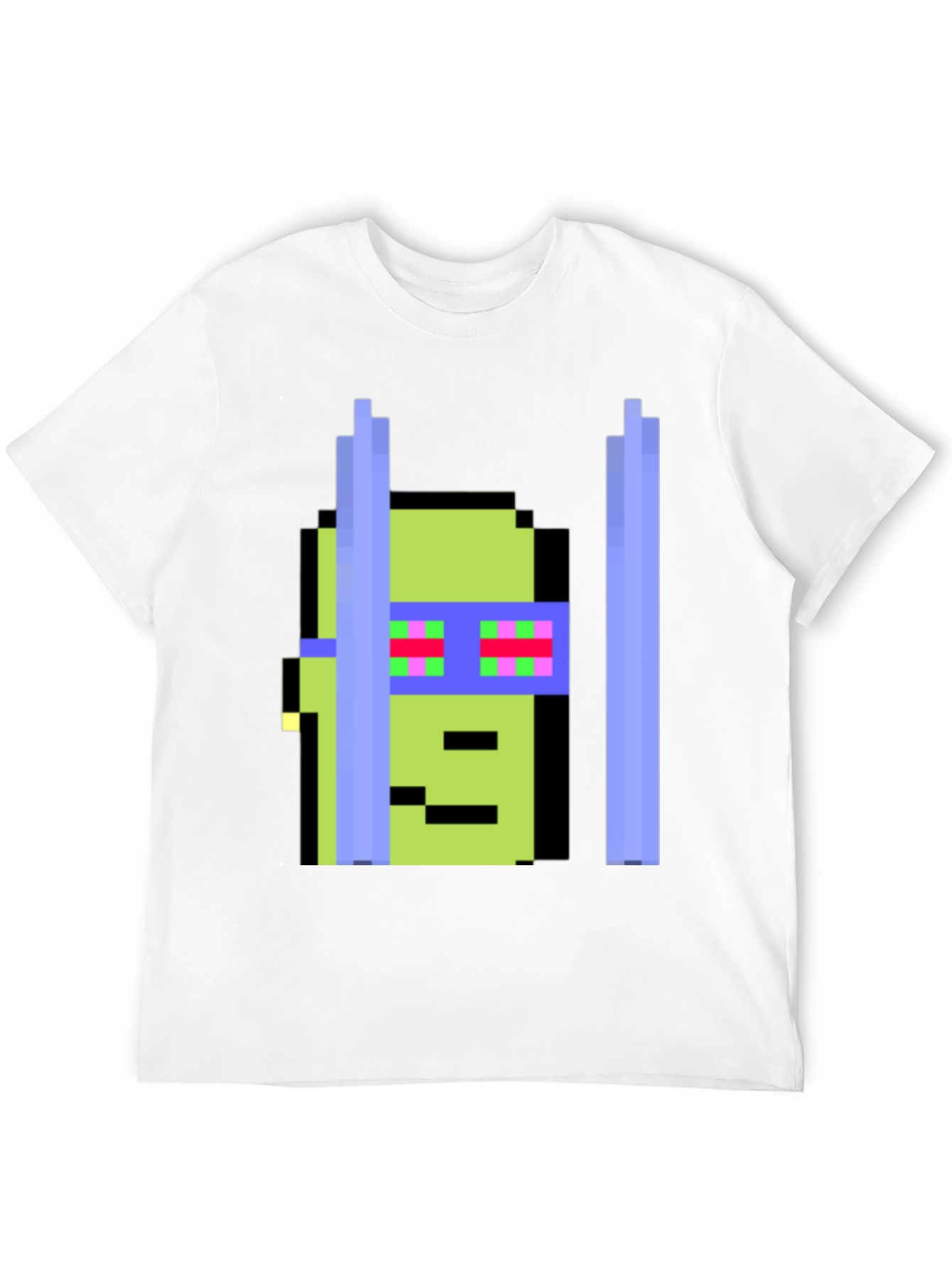 Pixelated Ninja Retro Graphic Tee
