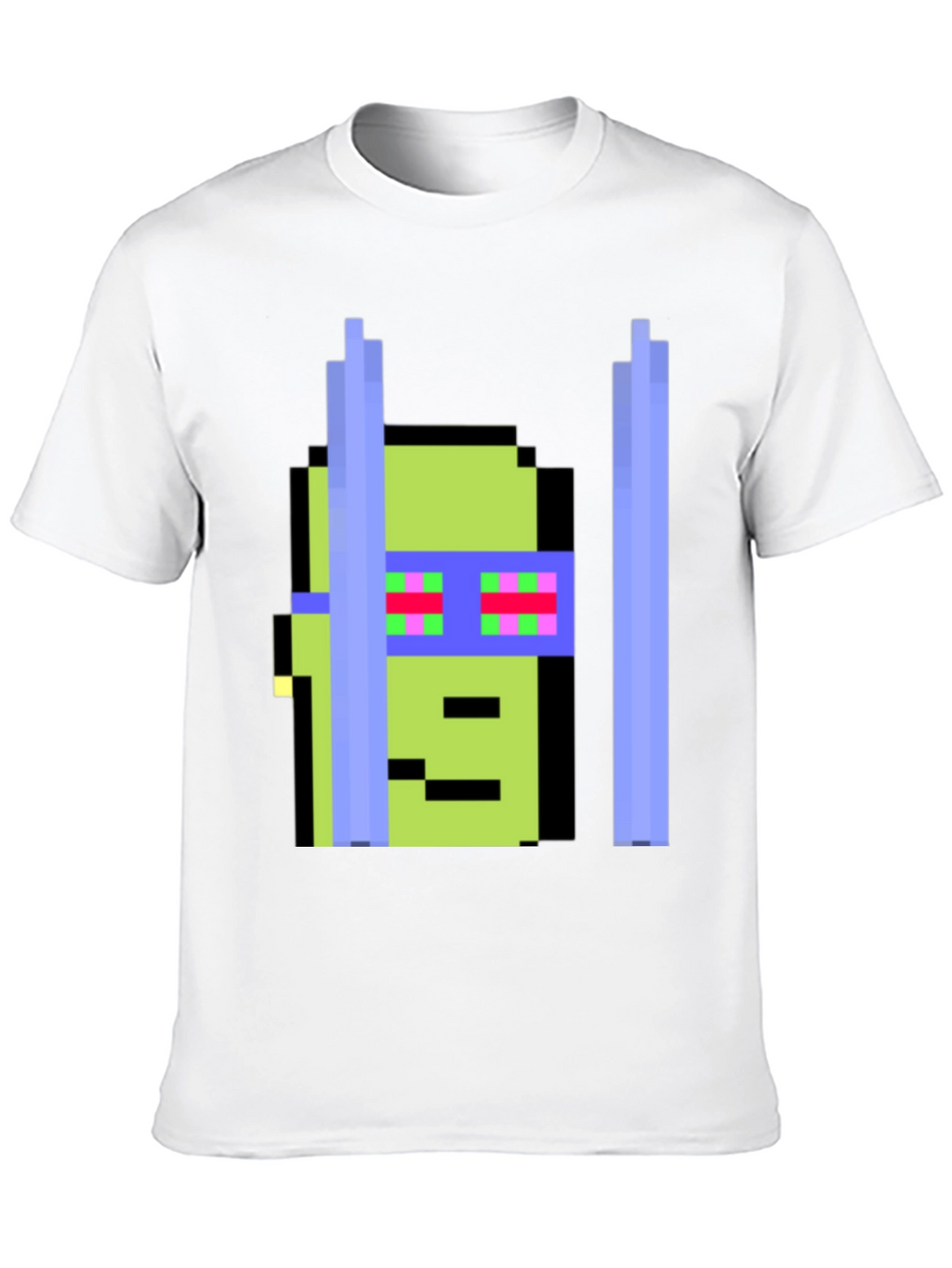 Pixelated Ninja Retro Graphic Tee