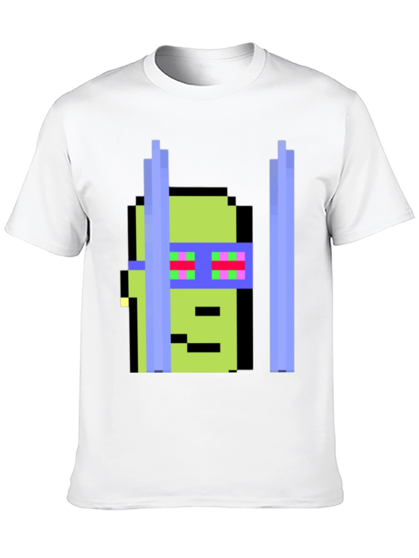 Pixelated Ninja Retro Graphic Tee