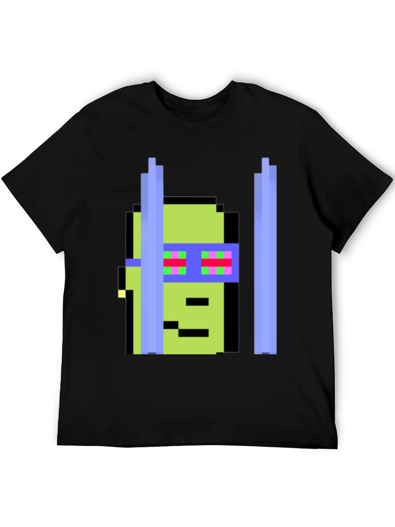 Pixelated Ninja Retro Graphic Tee