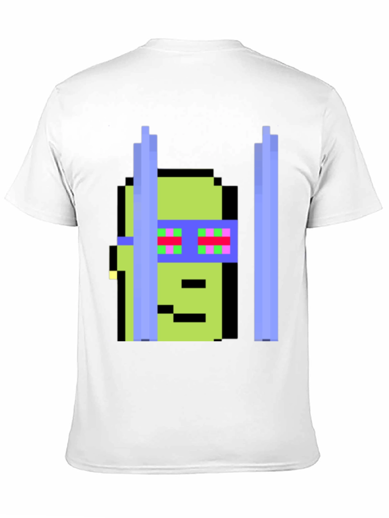 Pixelated Ninja Retro Graphic Tee