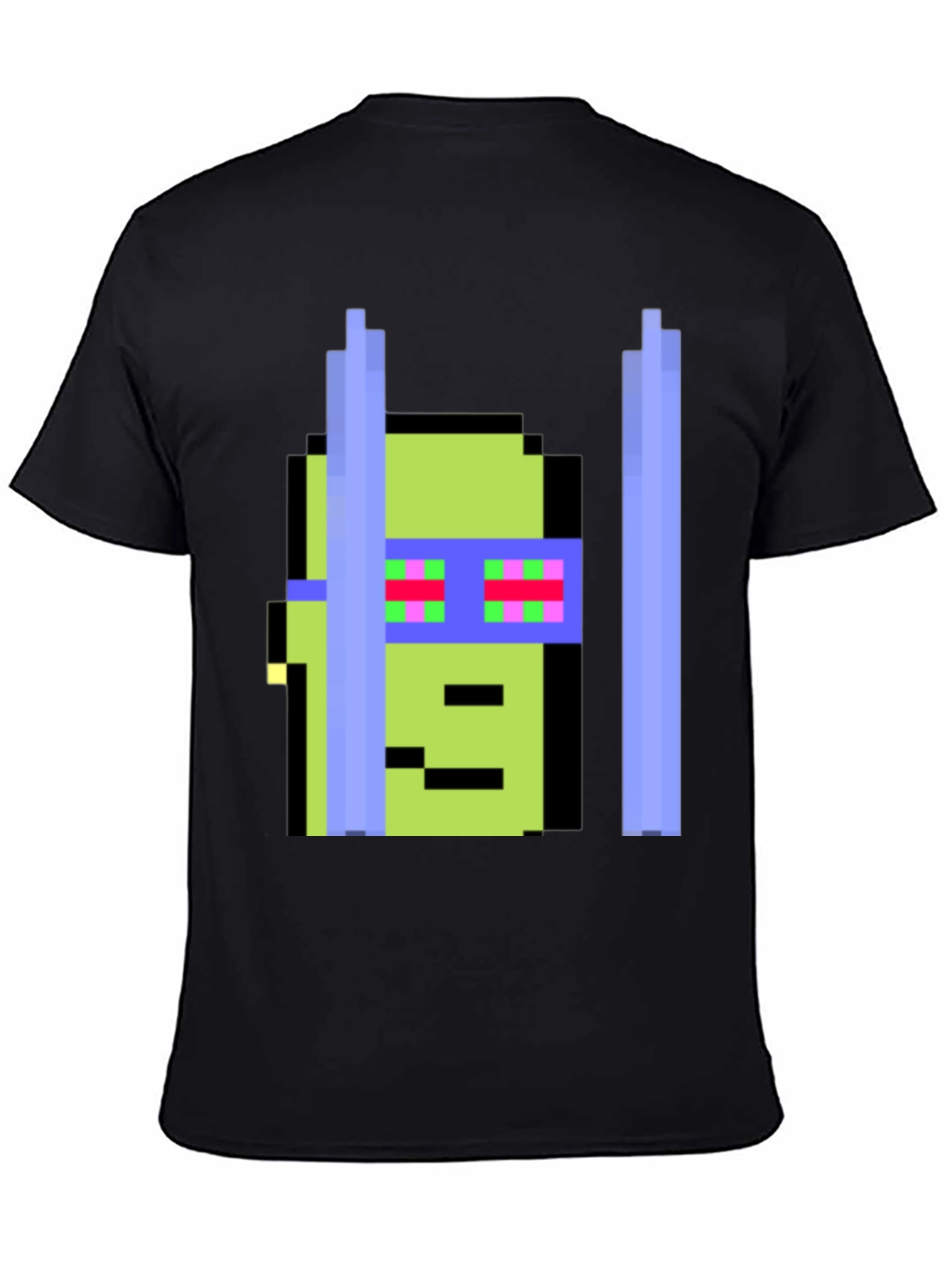 Pixelated Ninja Retro Graphic Tee