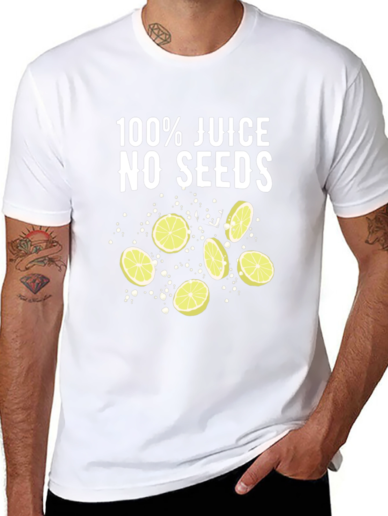 100% Juice No Seeds Graphic Tee