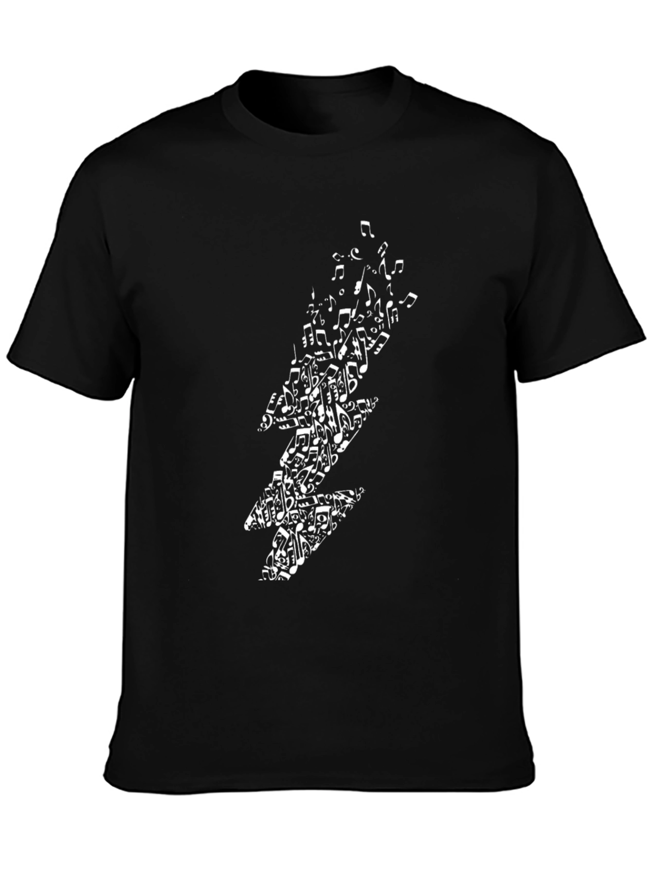 Lightning Bolt Music Note T-Shirt
