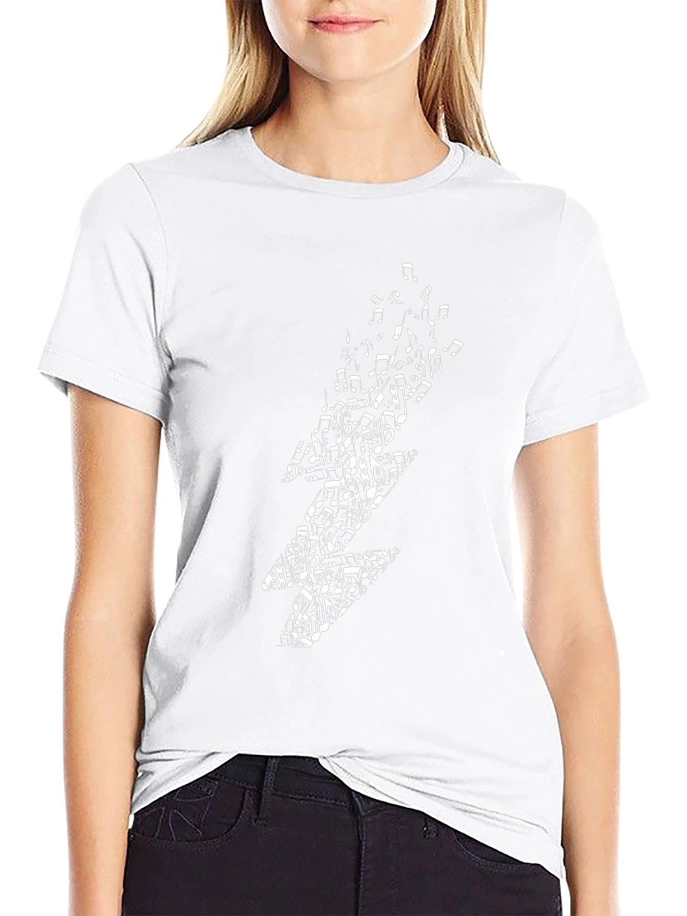 Lightning Bolt Music Note T-Shirt