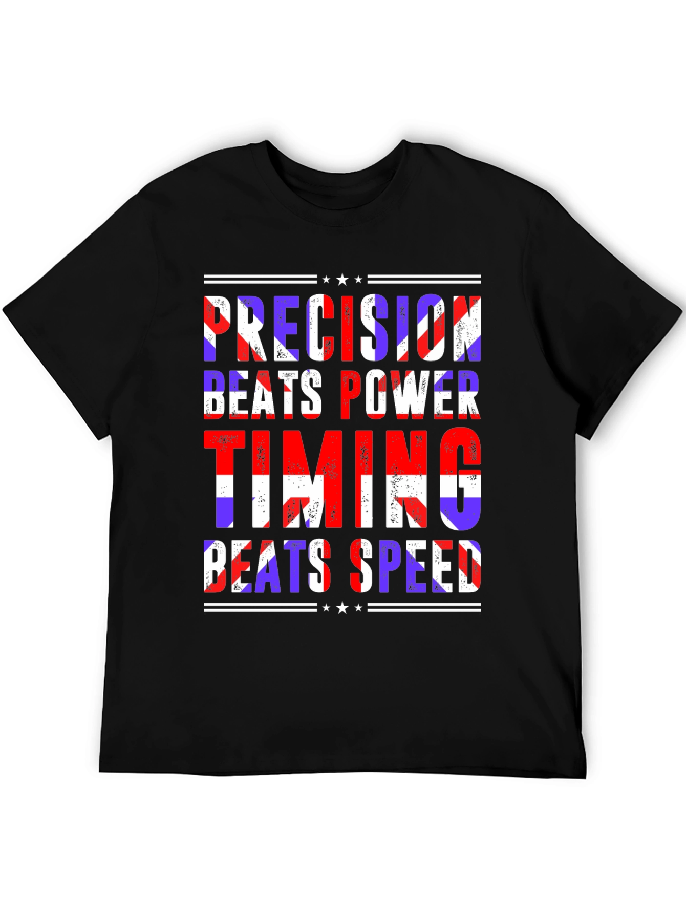 Precision Beats Power Timing Beats Speed Graphic Tee