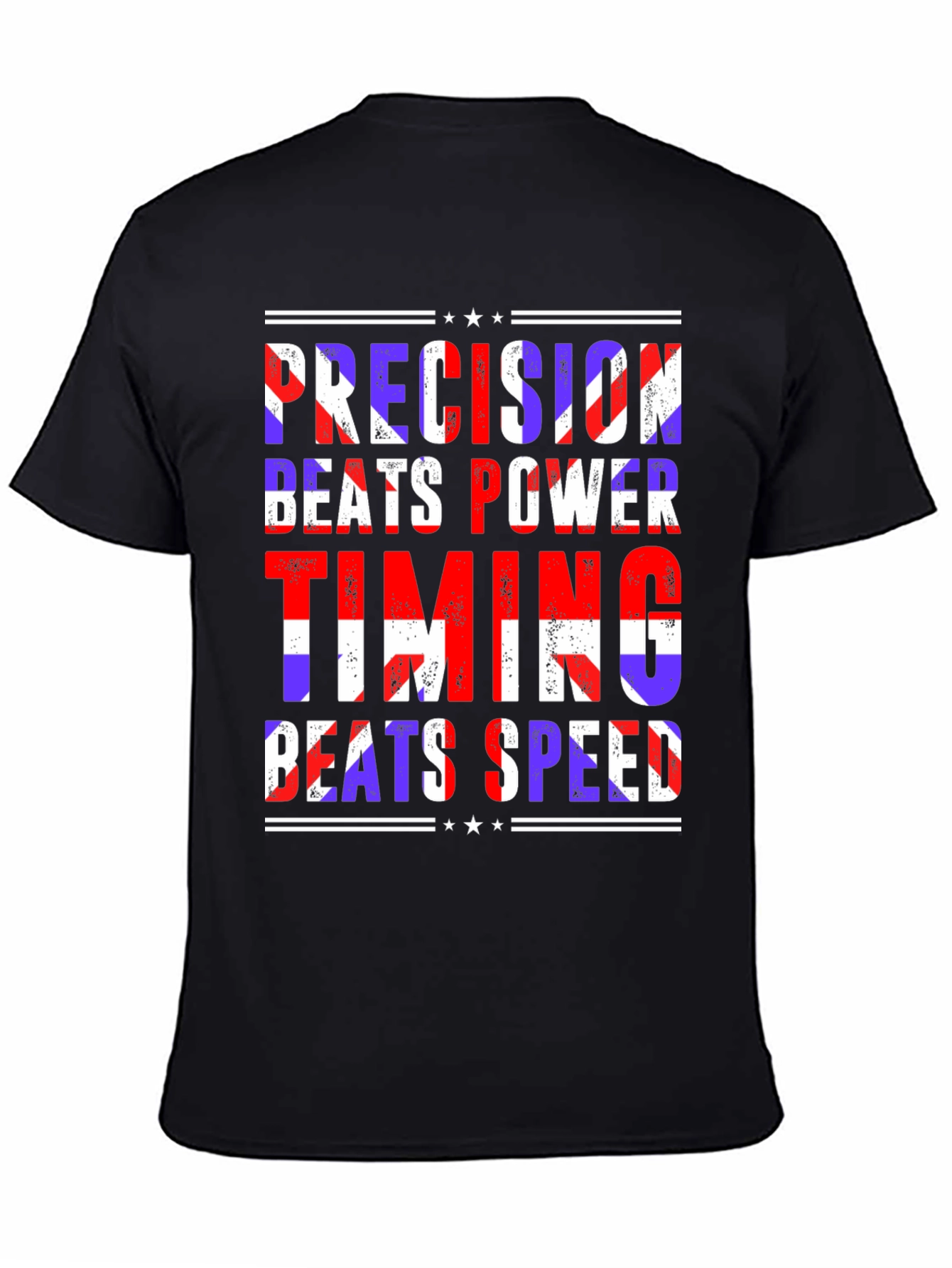 Precision Beats Power Timing Beats Speed Graphic Tee