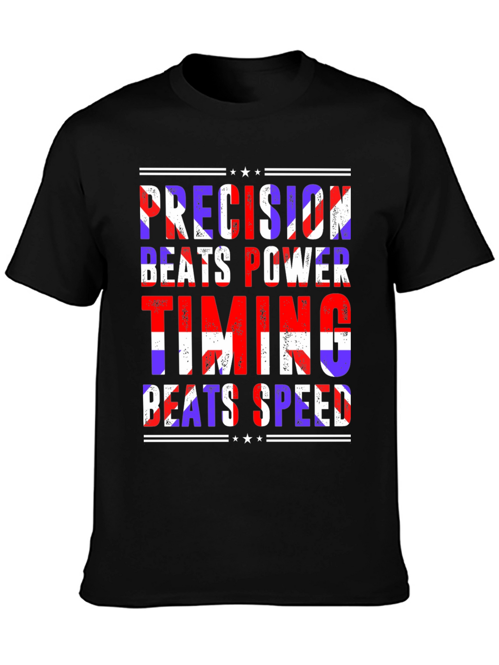 Precision Beats Power Timing Beats Speed Graphic Tee