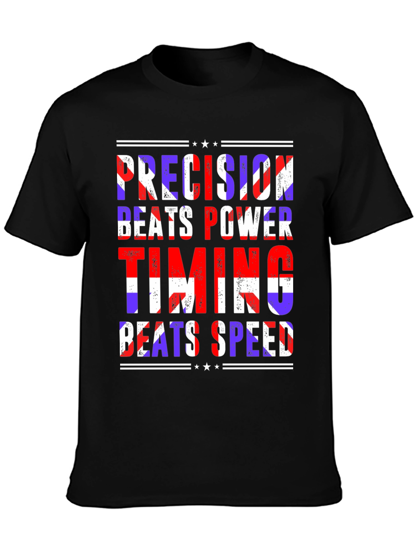 Precision Beats Power Timing Beats Speed Graphic Tee