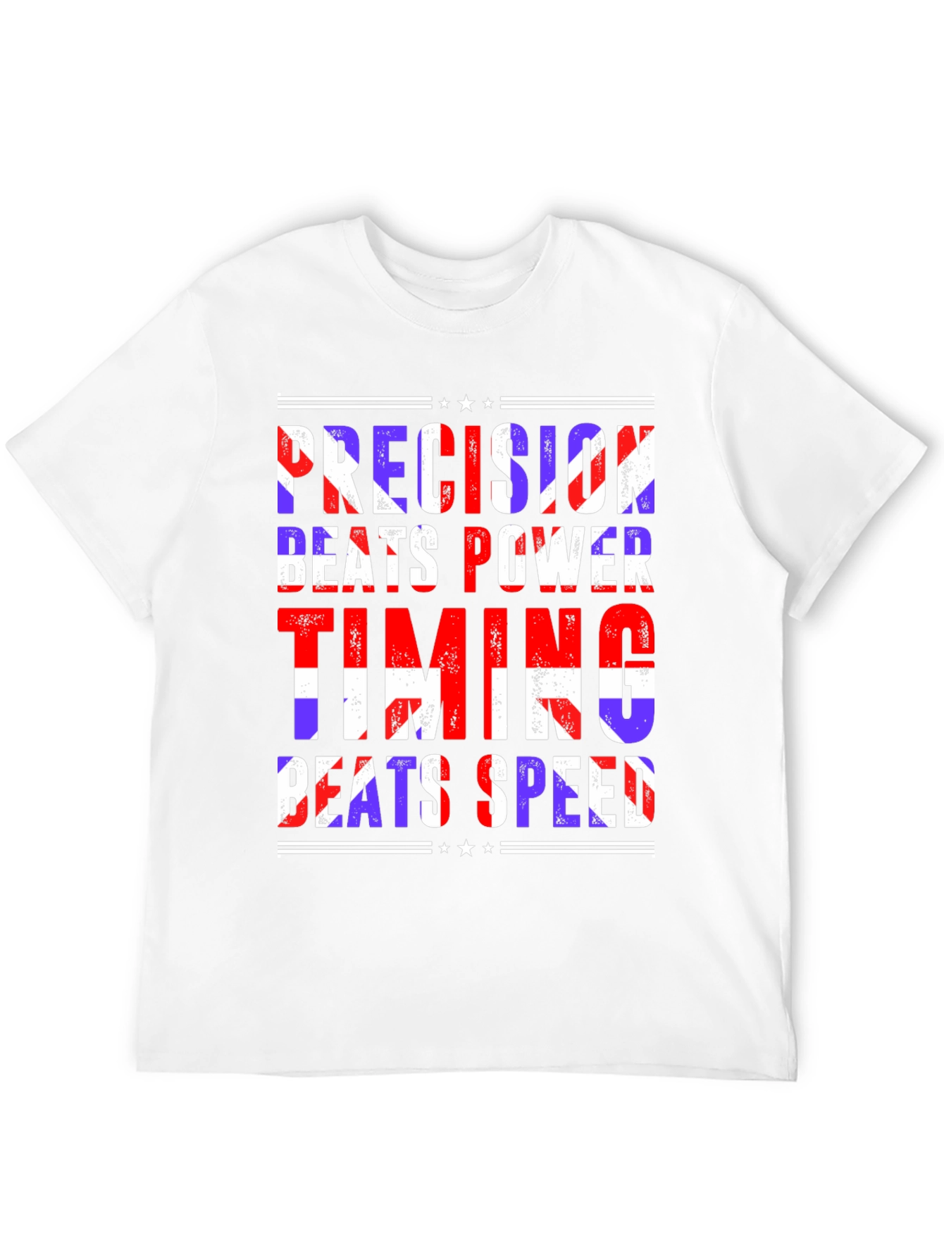 Precision Beats Power Timing Beats Speed Graphic Tee