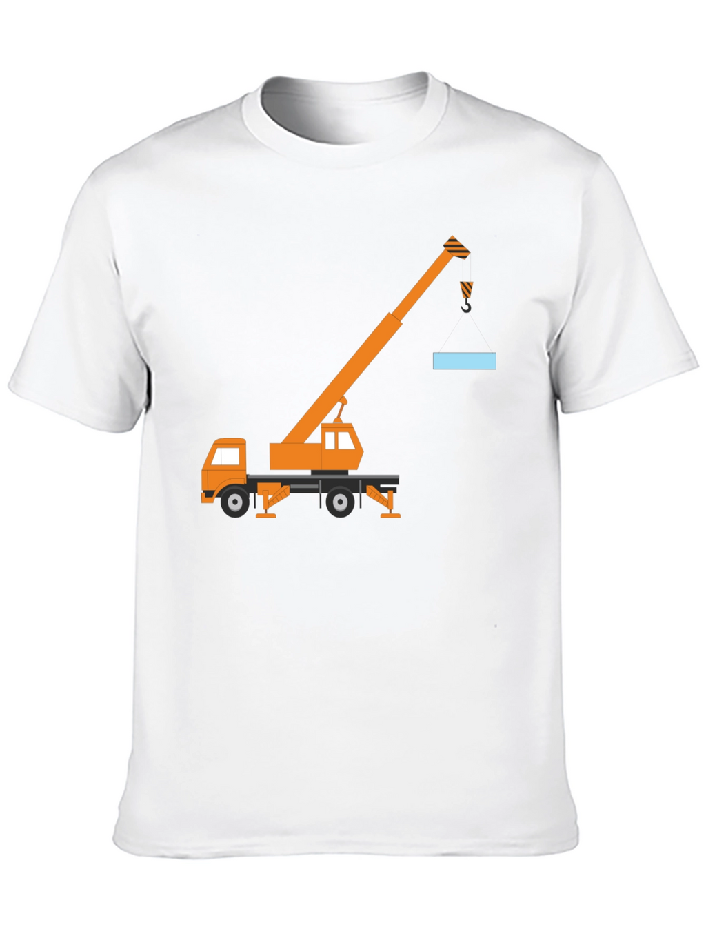 Crane Truck Graphic Tee - Black