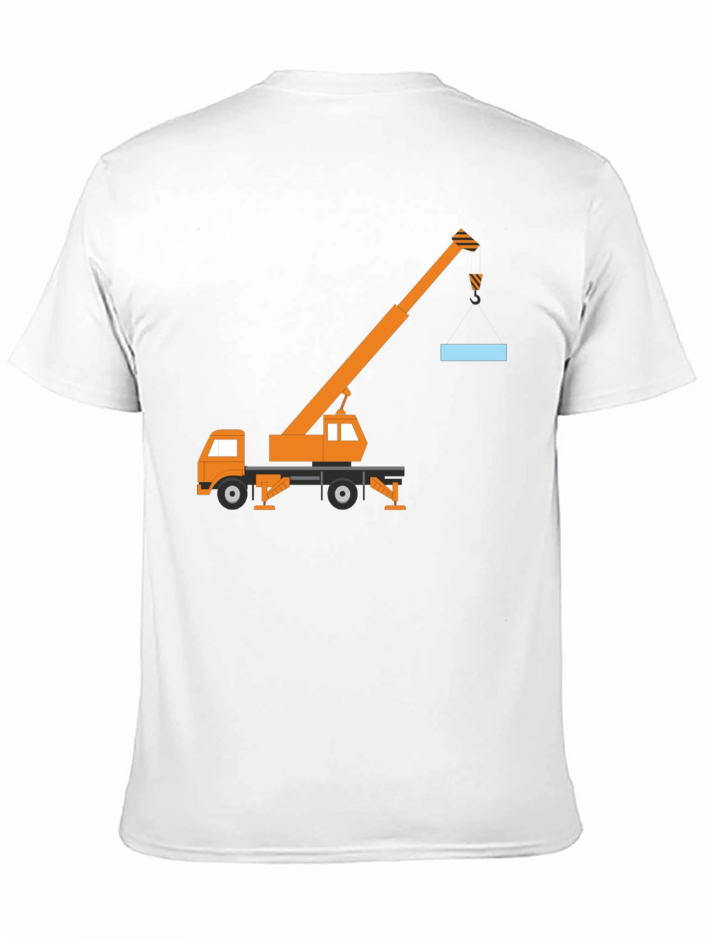 Crane Truck Graphic Tee - Black