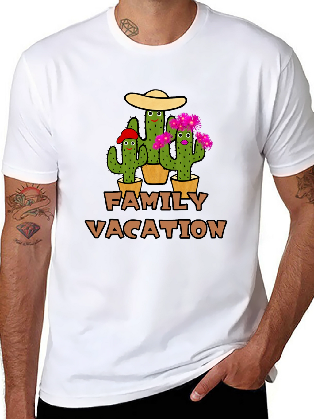 Family Vacation Cactus T-Shirt