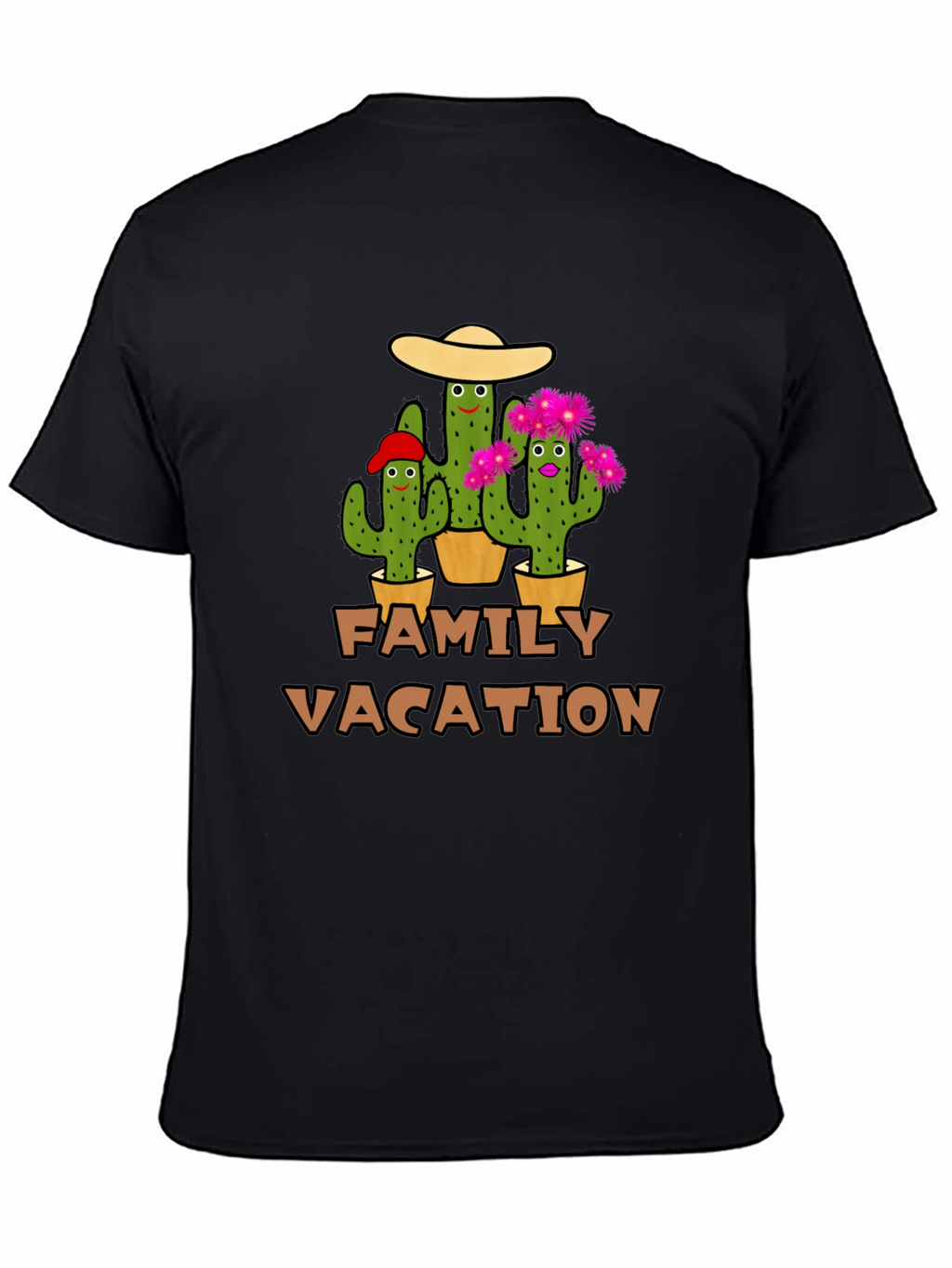 Family Vacation Cactus T-Shirt