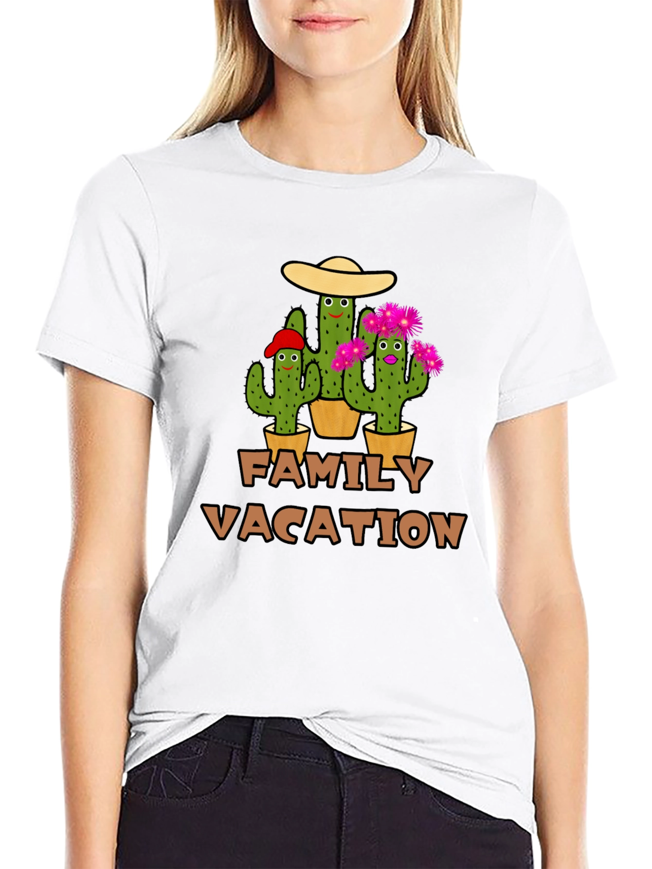 Family Vacation Cactus T-Shirt