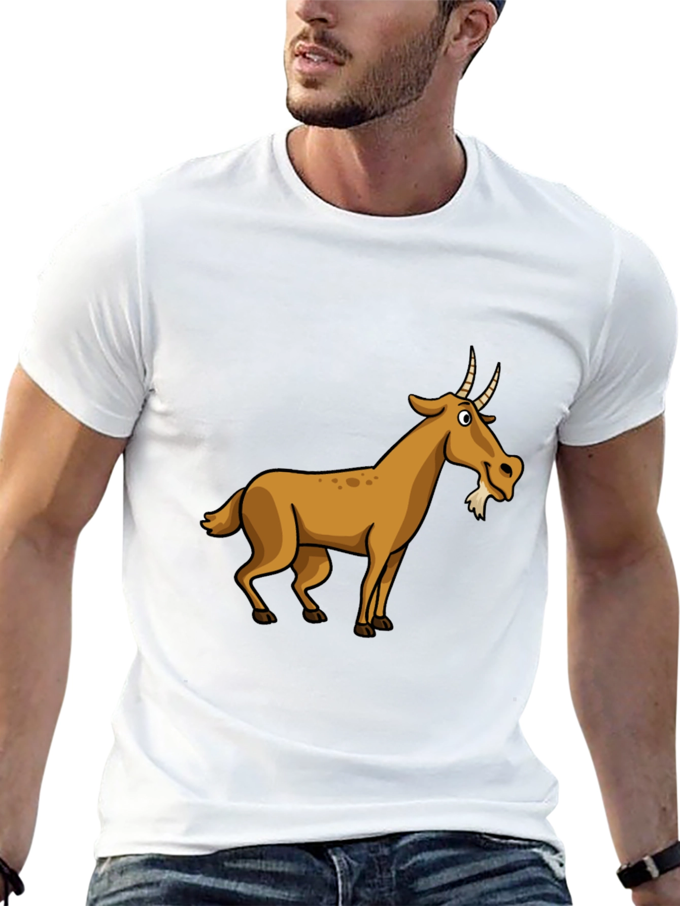 Goat Graphic Tee - Black T-Shirt