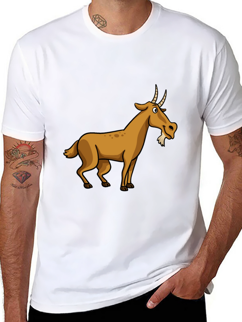 Goat Graphic Tee - Black T-Shirt