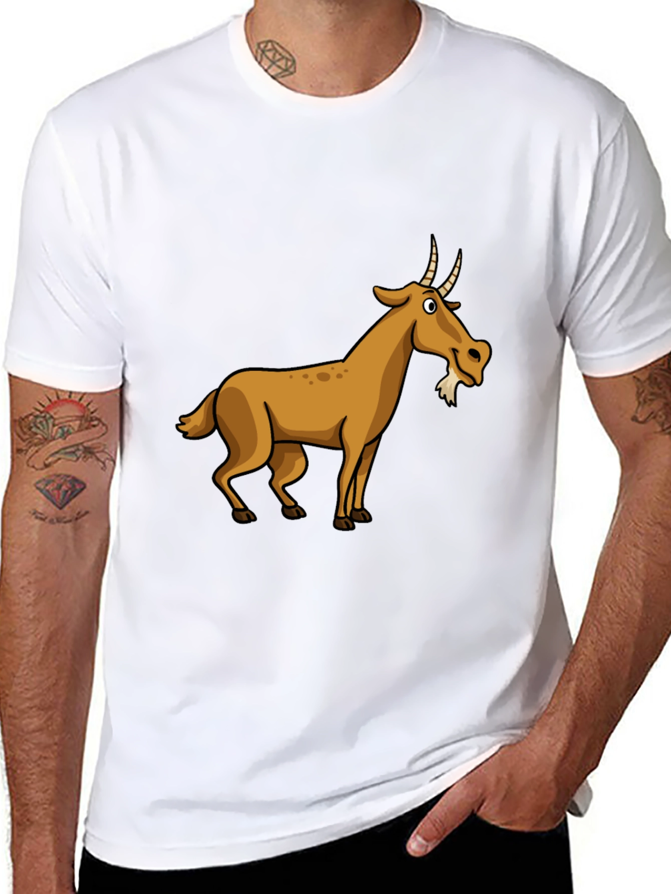Goat Graphic Tee - Black T-Shirt
