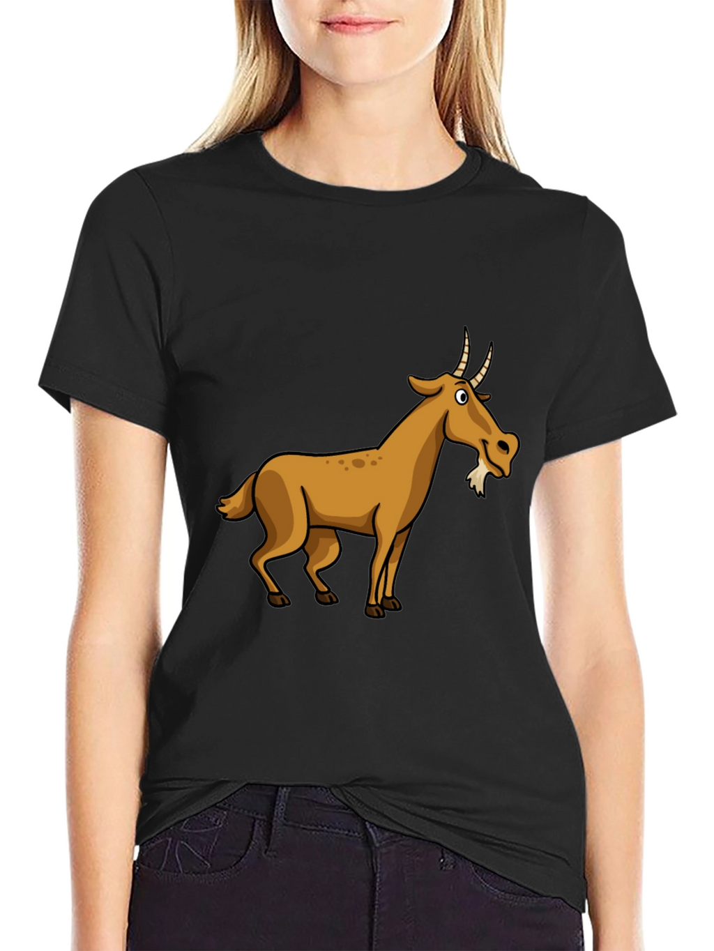 Goat Graphic Tee - Black T-Shirt